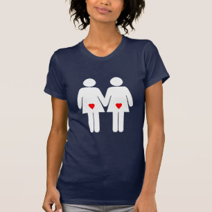 Lesbiska älskare - t-shirt