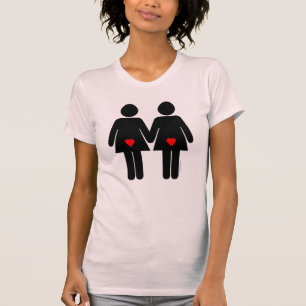 Lesbiska Älskare T Shirt