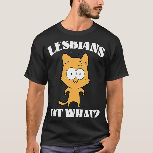 Lesbiska äter vad för katt   1 t shirt (Framsida)
