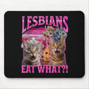 Lesbiska äter vad_ Rolig Katt Ohyfsad Hbtq-pr Prid Musmatta