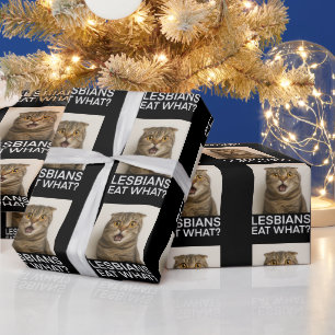 Lesbiska äter Vad Roligt Presentpapper