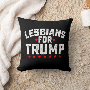 Lesbiska För Trump HBTQ Presidentval Kudde