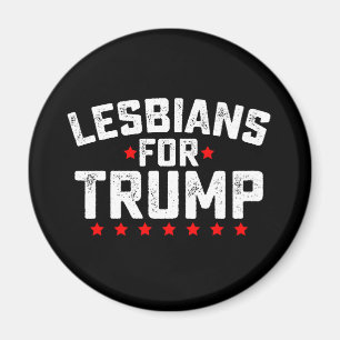 Lesbiska För Trump HBTQ Presidentval Magnet