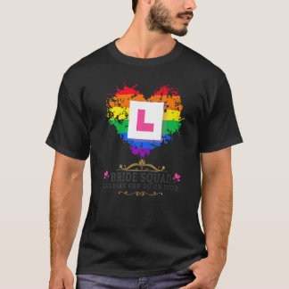 Lesbiska Hen-förfestkläder för kvinnor & grupp Hen T Shirt