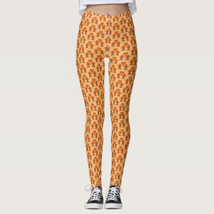 Lesbiska julpepparkakor dampar Lesbiskt par Leggings