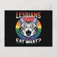 Lesbiskar Ät Flagga för Humor HBT-Pride