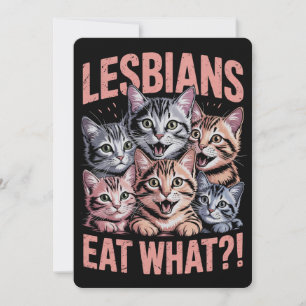 Lesbiskar Ät Pridet LGBTQ-Lesbisk med vilken luddi Inbjudningar