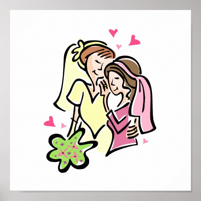 LESBISKAR i KÄRLEK Poster (Framsidan)