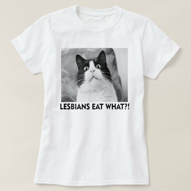 LESBISKAR VAD?! T SHIRT (Design framsida)