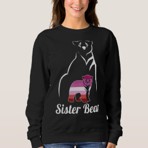 Lesbisken Bear Lesbisk Flagga Pappa T Shirt