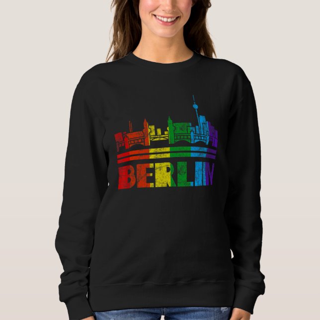 Lesbisken Berlin LGB Pride Month Gay T Shirt (Framsida)