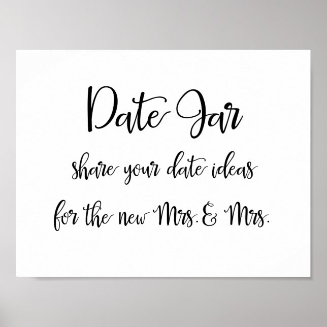 Lesbisken bröllop för burk-idéer  poster (Framsidan)