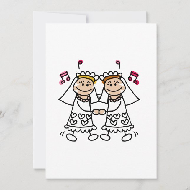 Lesbisken dansar först inbjudningar (Framsida)