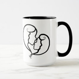 Lesbisken kopplar ihop symbolsmuggen mugg