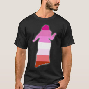 Lesbisken Loving Curvy T Shirt