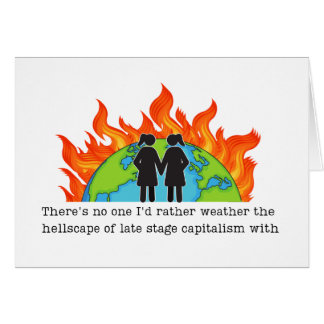 Lesbiskens årsjubileum - roligt progressivt kort