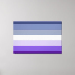 Lesbiskens Pride Flagga (Butch) Canvastryck