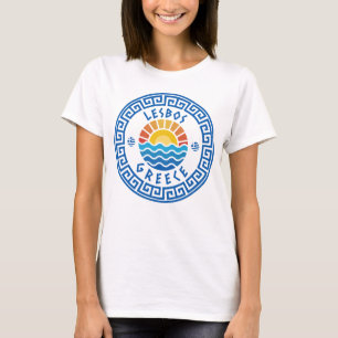 Lesbos, Grekland - Solsken och hav Kvinnor T Shirt
