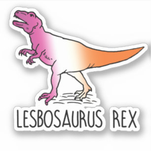 Lesbosaurus Rex Klistermärken
