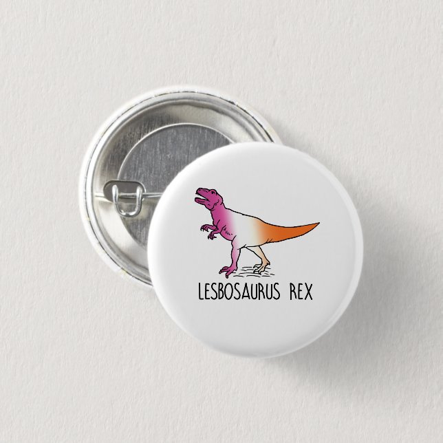 Lesbosaurus Rex Knapp (Framsida & baksida)