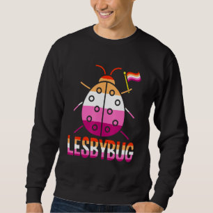 Lesdybug Lesbisk Ladybug Pride Lgbt Matching Lesbi Lång Ärmad Tröja