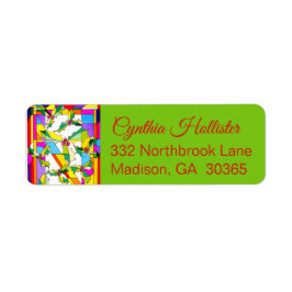 Leslie Clair Bures-juletikett Returadress Etikett