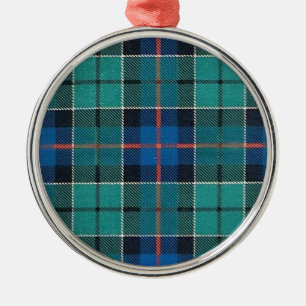 LESLIE FAMILJTARTAN JULGRANSPRYDNAD METALL
