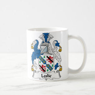 Leslie familjvapensköld kaffemugg