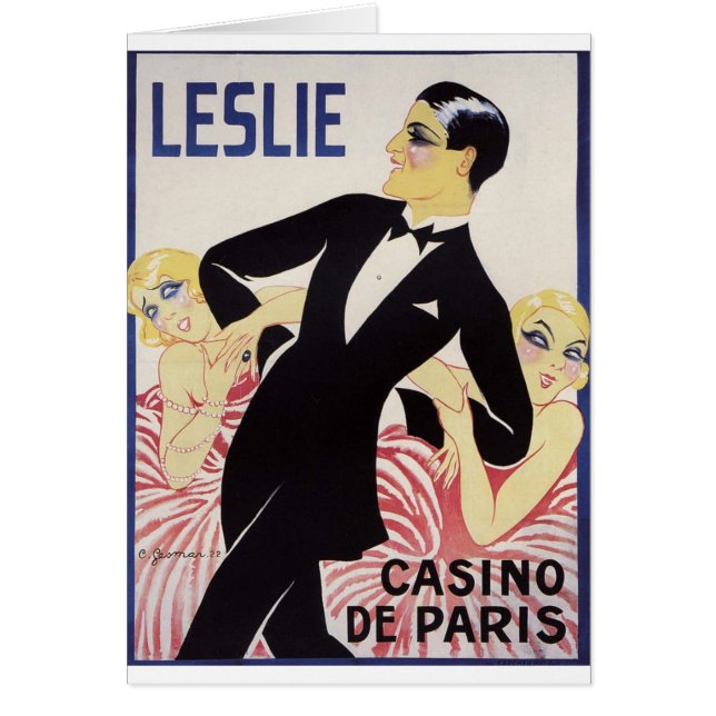 Leslie! Hälsningskort (Framsidan)