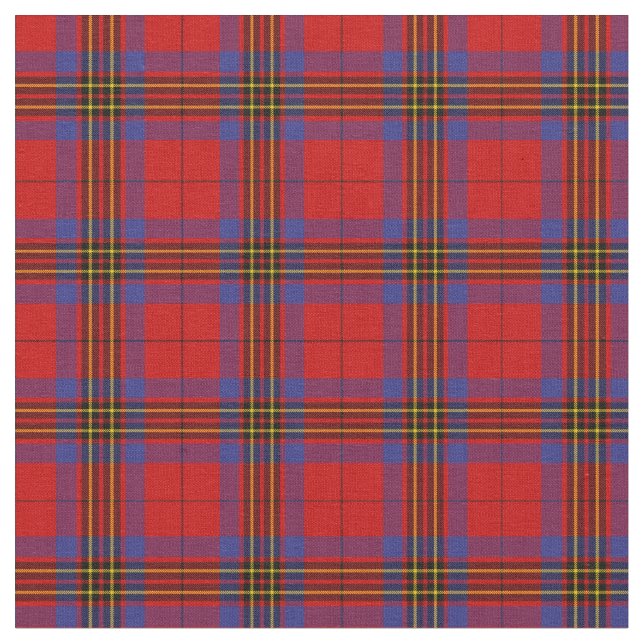 Leslie Modern Tartan Tyg (Närbild)