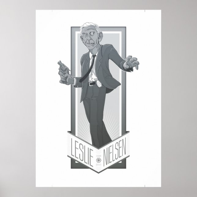 Leslie Nielsen, A. Tribute Poster (Framsidan)