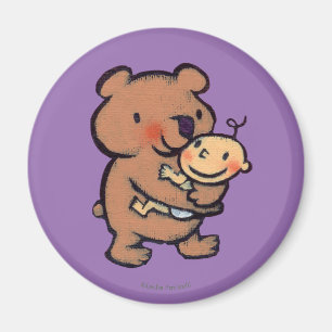 Leslie Patricelli Big Brown Bear Hug Magnet