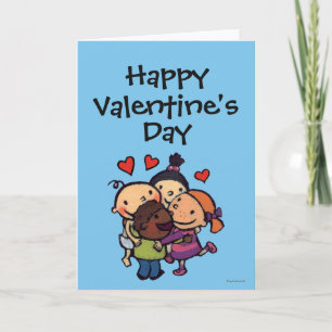 Leslie Patricelli gruppkram med vänner Helgkort