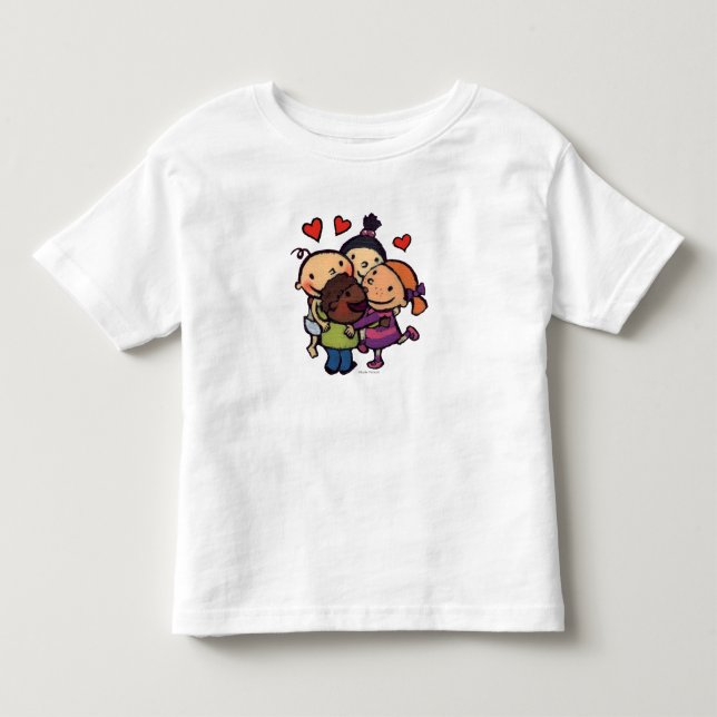Leslie Patricelli gruppkram med vänner Tee Shirt (Framsida)