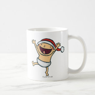 Leslie Patricellis babydans i den Santa hatten Kaffemugg