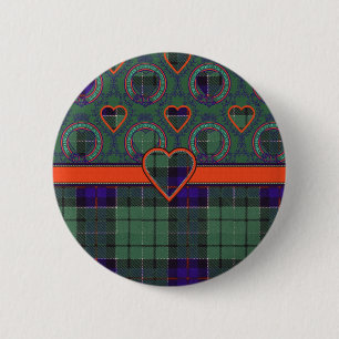 Leslie skotttartan knapp