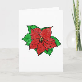 Leslies Dubbla-Secret Poinsettia IV Helgkort