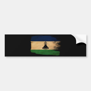 Lesothisk flagga bildekal