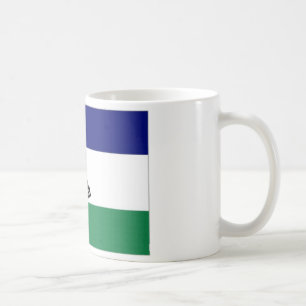 Lesothisk medborgareflagga kaffemugg