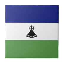 Lesotho flagga