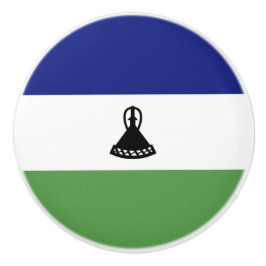 Lesotho flagga knopp