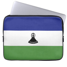 Lesotho flagga laptop fodral