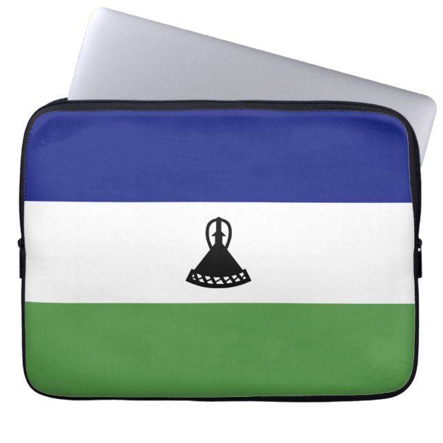 Lesotho flagga laptop fodral (Framsidan)