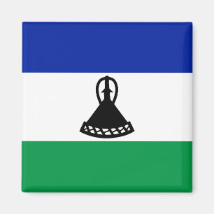 Lesotho Flagga Magnet