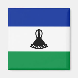 Lesotho Flagga Magnet