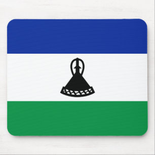 Lesotho Flagga Mousepad Musmatta
