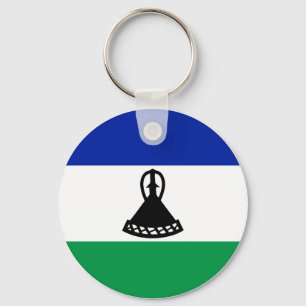 Lesotho Flagga Nyckelring