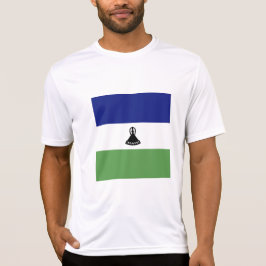Lesotho flagga t shirt