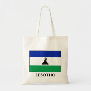 Lesotho Flagga Tygkasse