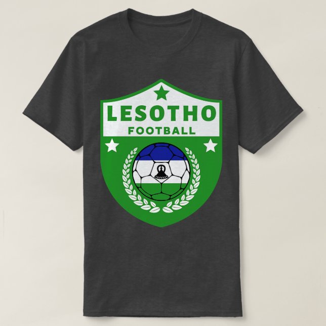 Lesotho Football T Shirt (Design framsida)